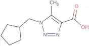 1-(Cyclopentylmethyl)-5-methyl-1H-1,2,3-triazole-4-carboxylic acid
