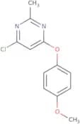 4-Chloro-6-(4-methoxyphenoxy)-2-methylpyrimidine