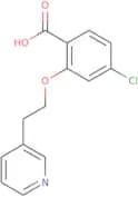 4-Chloro-2-[2-(pyridin-3-yl)ethoxy]benzoic acid