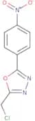 2-(Chloromethyl)-5-(4-nitrophenyl)-1,3,4-oxadiazole