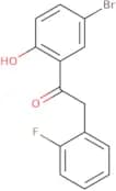 1-(5-Bromo-2-hydroxyphenyl)-2-(2-fluorophenyl)ethan-1-one
