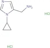 1-(1-Cyclopropyl-1H-imidazol-5-yl)methanamine dihydrochloride