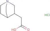 2-{1-azabicyclo[2.2.2]octan-3-yl}acetic acid hydrochloride