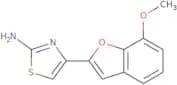 4-(7-Methoxy-1-benzofuran-2-yl)-1,3-thiazol-2-amine