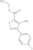 Ethyl 4-amino-3-(4-fluorophenyl)isothiazole-5-carboxylate