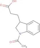 3-(1-Acetyl-2,3-dihydro-1H-indol-3-yl)propanoic acid
