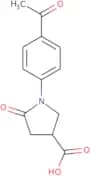 1-(4-Acetylphenyl)-5-oxopyrrolidine-3-carboxylic acid