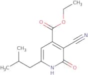 Ethyl 3-cyano-2-hydroxy-6-(2-methylpropyl)pyridine-4-carboxylate