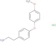 2-[4-(4-Methoxyphenoxy)phenyl]ethan-1-amine hydrochloride