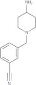 3-[(4-Aminopiperidin-1-yl)methyl]benzonitrile