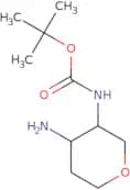 rac-tert-Butyl N-[(3R,4R)-4-aminooxan-3-yl]carbamate