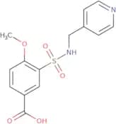 4-Methoxy-3-[(pyridin-4-ylmethyl)sulfamoyl]benzoic acid