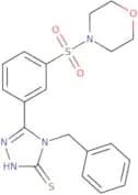 4-Benzyl-5-[3-(morpholine-4-sulfonyl)phenyl]-4H-1,2,4-triazole-3-thiol