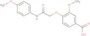 3-Methoxy-4-{[(4-methoxyphenyl)carbamoyl]methoxy}benzoic acid