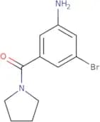 3-Bromo-5-(pyrrolidine-1-carbonyl)aniline