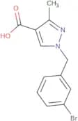 1-[(3-Bromophenyl)methyl]-3-methyl-1H-pyrazole-4-carboxylic acid