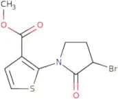 Methyl 2-(3-bromo-2-oxopyrrolidin-1-yl)thiophene-3-carboxylate
