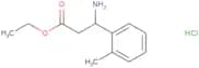 Ethyl 3-amino-3-(2-methylphenyl)propanoate hydrochloride