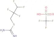 [(2,2,3,3-Tetrafluoropropyl)sulfanyl]methanimidamide, trifluoromethanesulfonic acid