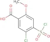 5-Chloro-4-(chlorosulfonyl)-2-methoxybenzoic acid