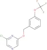 2-Chloro-6-{[3-(trifluoromethoxy)phenyl]methoxy}pyrazine