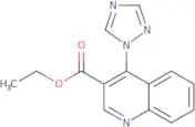 Ethyl 4-(1H-1,2,4-triazol-1-yl)quinoline-3-carboxylate