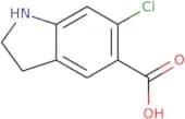 6-Chloro-2,3-dihydro-1H-indole-5-carboxylic acid