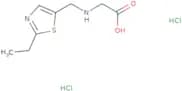 2-{[(2-Ethyl-1,3-thiazol-5-yl)methyl]amino}acetic acid dihydrochloride