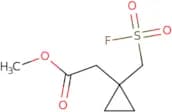 Methyl 2-{1-[(fluorosulfonyl)methyl]cyclopropyl}acetate