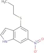 6-Nitro-4-(propylsulfanyl)-1H-indole