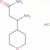 3-Amino-3-(oxan-4-yl)propanamide hydrochloride