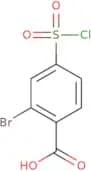 2-Bromo-4-(chlorosulfonyl)benzoic acid