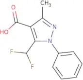 5-(Difluoromethyl)-3-methyl-1-phenyl-1H-pyrazole-4-carboxylic acid