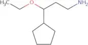 3-Cyclopentyl-3-ethoxypropan-1-amine