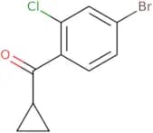 (4-Bromo-2-chlorophenyl)(cyclopropyl)methanone