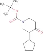tert-Butyl 3-cyclopentyl-4-oxopiperidine-1-carboxylate