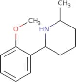 rac-(2R,6R)-2-(2-Methoxyphenyl)-6-methylpiperidine