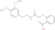 2-[({[2-(3,4-Dimethoxyphenyl)ethyl]carbamoyl}methyl)sulfanyl]benzoic acid