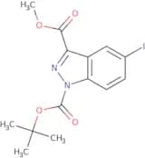 1-tert-Butyl 3-methyl 5-iodo-1H-indazole-1,3-dicarboxylate