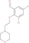 3,5-Dichloro-2-[2-(morpholin-4-yl)ethoxy]benzaldehyde