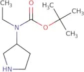 Ethyl-(S)-pyrrolidin-3-yl-carbamic acid tert-butyl ester