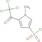 1-Methyl-5-(trichloroacetyl)-1H-pyrrole-3-sulfonyl chloride