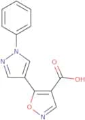 5-(1-Phenyl-1H-pyrazol-4-yl)-1,2-oxazole-4-carboxylic acid