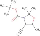tert-Butyl (4R,5R)-4-ethynyl-2,2,5-trimethyl-1,3-oxazolidine-3-carboxylate