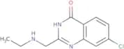 7-Chloro-2-[(ethylamino)methyl]-3,4-dihydroquinazolin-4-one
