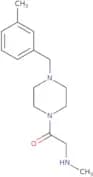 2-(Methylamino)-1-{4-[(3-methylphenyl)methyl]piperazin-1-yl}ethan-1-one
