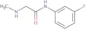 N-(3-Fluorophenyl)-2-(methylamino)acetamide