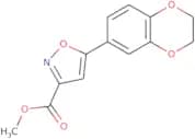 Methyl 5-(2,3-dihydrobenzo[b][1,4]dioxin-7-yl)isoxazole-3-carboxylate