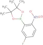 2-(5-fluoro-2-nitrophenyl)-4,4,5,5-tetramethyl-1,3,2-dioxaborolane