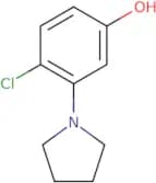 4-Chloro-3-(pyrrolidin-1-yl)phenol